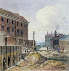 Construcción de la Calle Victoria, 1851